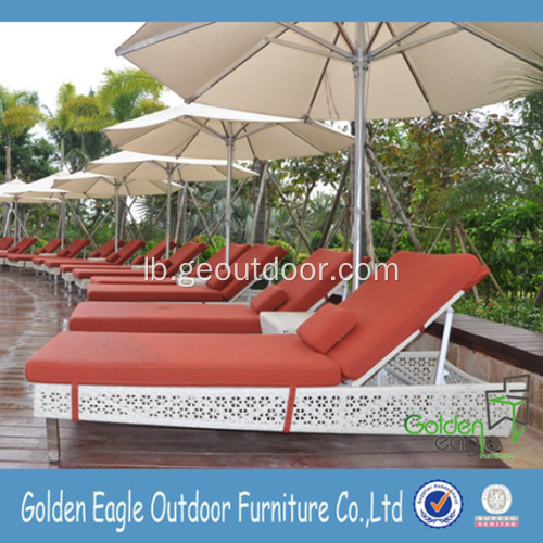 Gaart Outdoor Miwwelen Vun Hot Sale Loungermiwwel